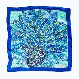 Lilly Pulitzer Sneak A Beak Silk Scarf